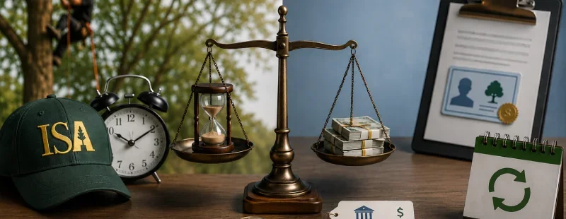 Cost and time: license vs certification