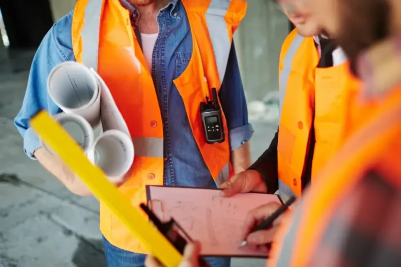 Monitoree las actividades de construcción