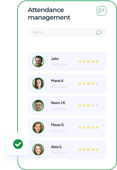 ArboStar attendance management
