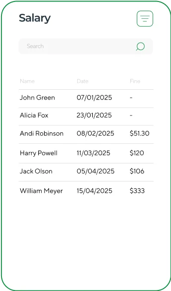 ArboStar salary management