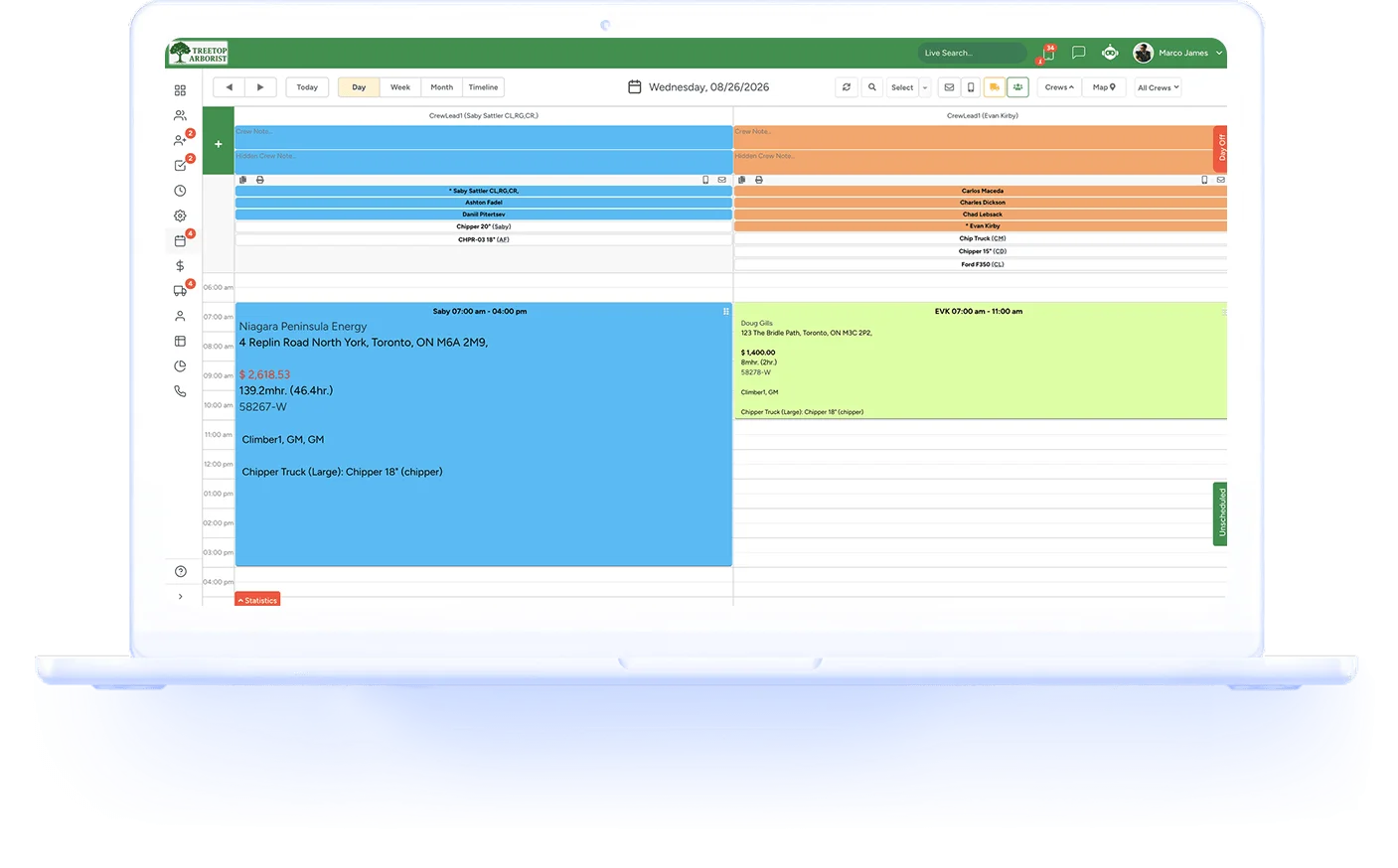 Tree Service Scheduling Software for Arborists