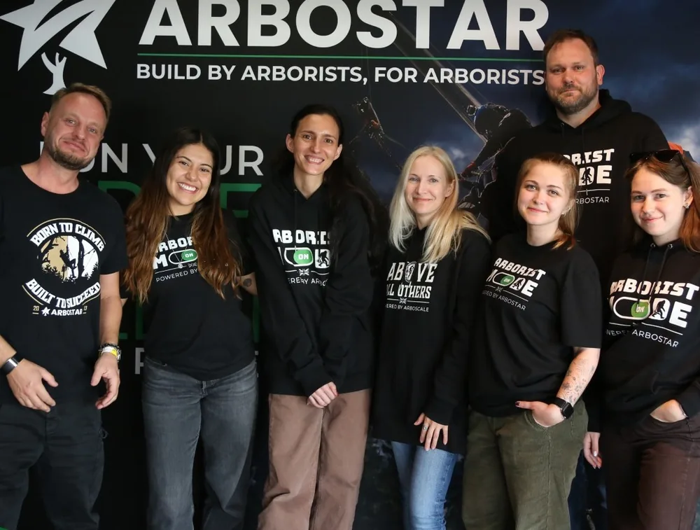 The ArboStar team at Stand E2A at APF 2026, Ragley Estate, Warwickshire