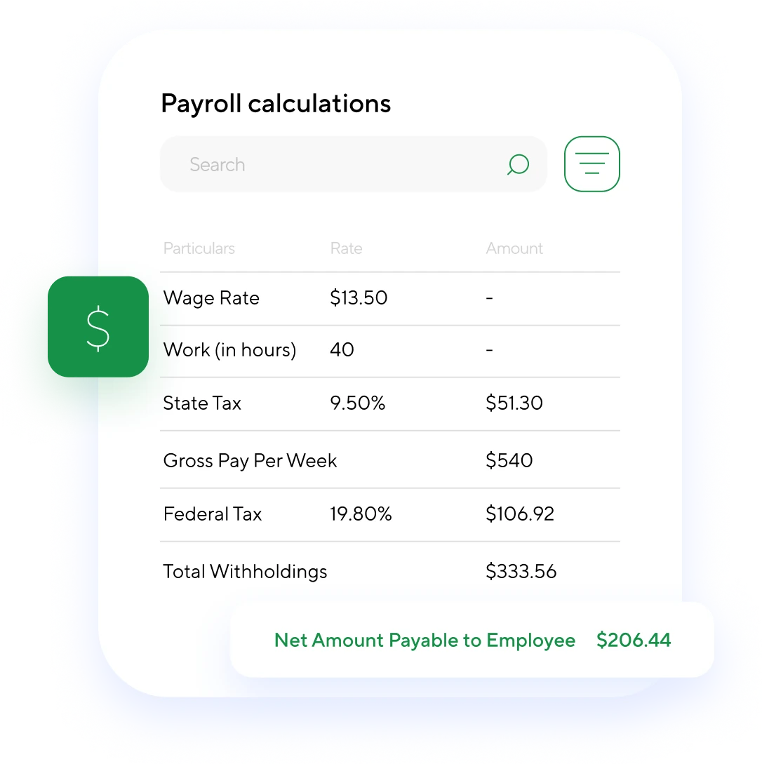 Payroll Calculations